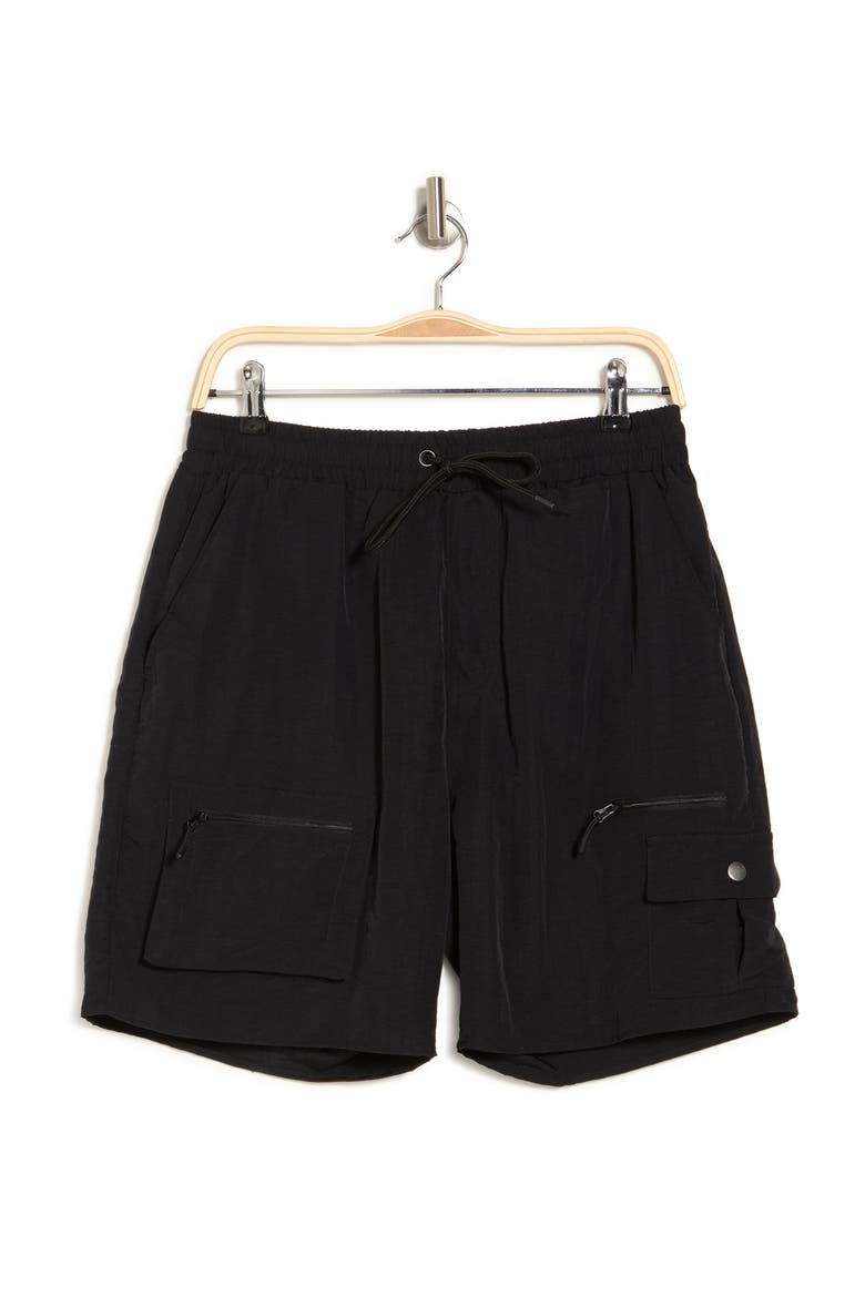 Hastings Nylon Field Shorts, Alternate, color, BLACK