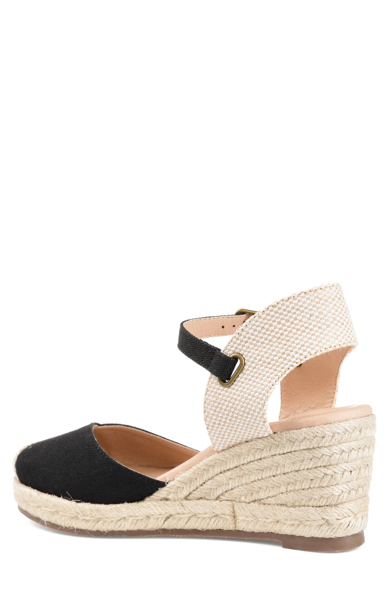 Journee Collection Ashlyn Espadrille Wedge Sandal - Wide Width, Alternate, color, 