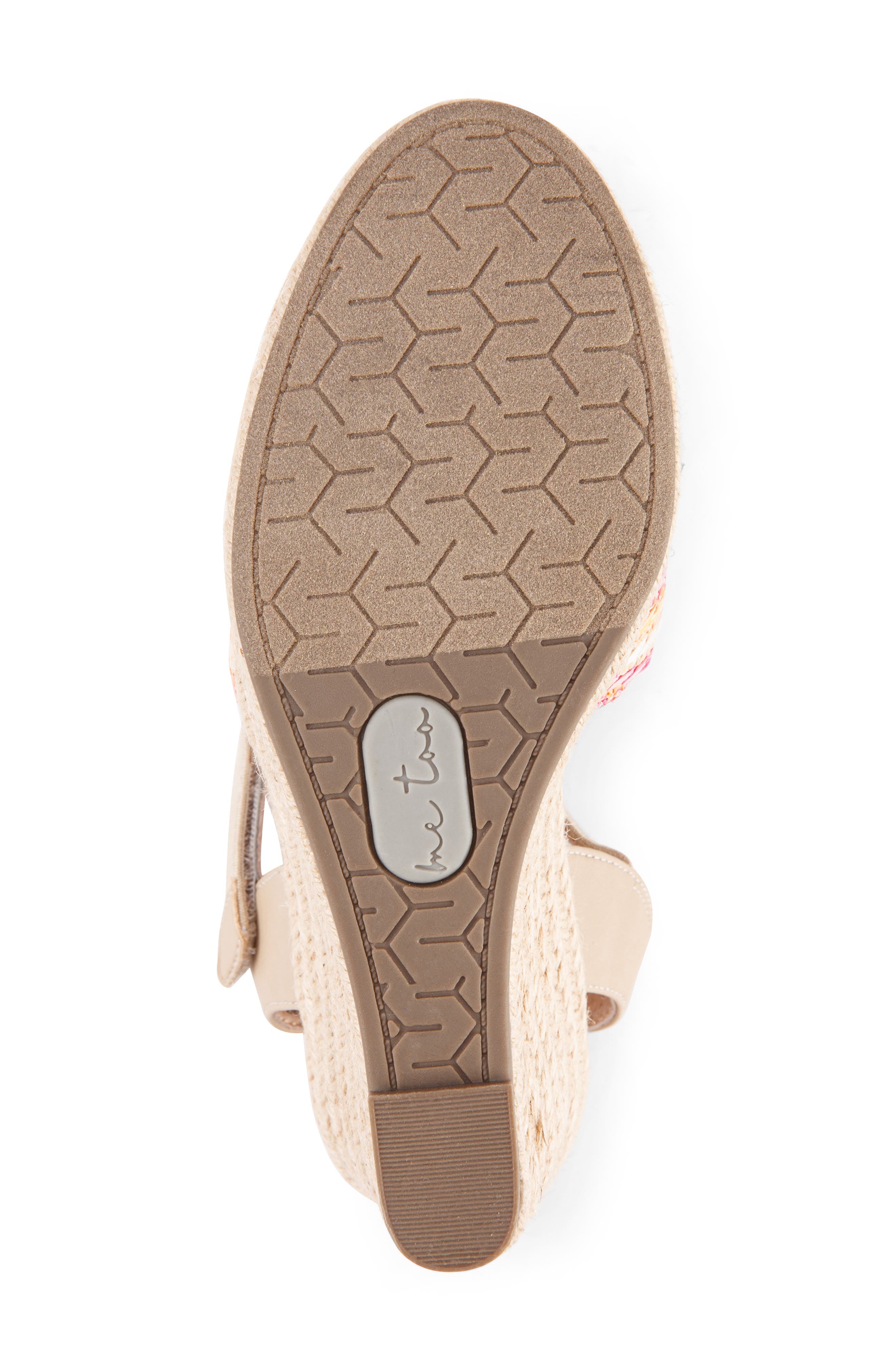 Me Too Pay Raffia Espadrille Wedge Sandal, Alternate, color, Summer Multi