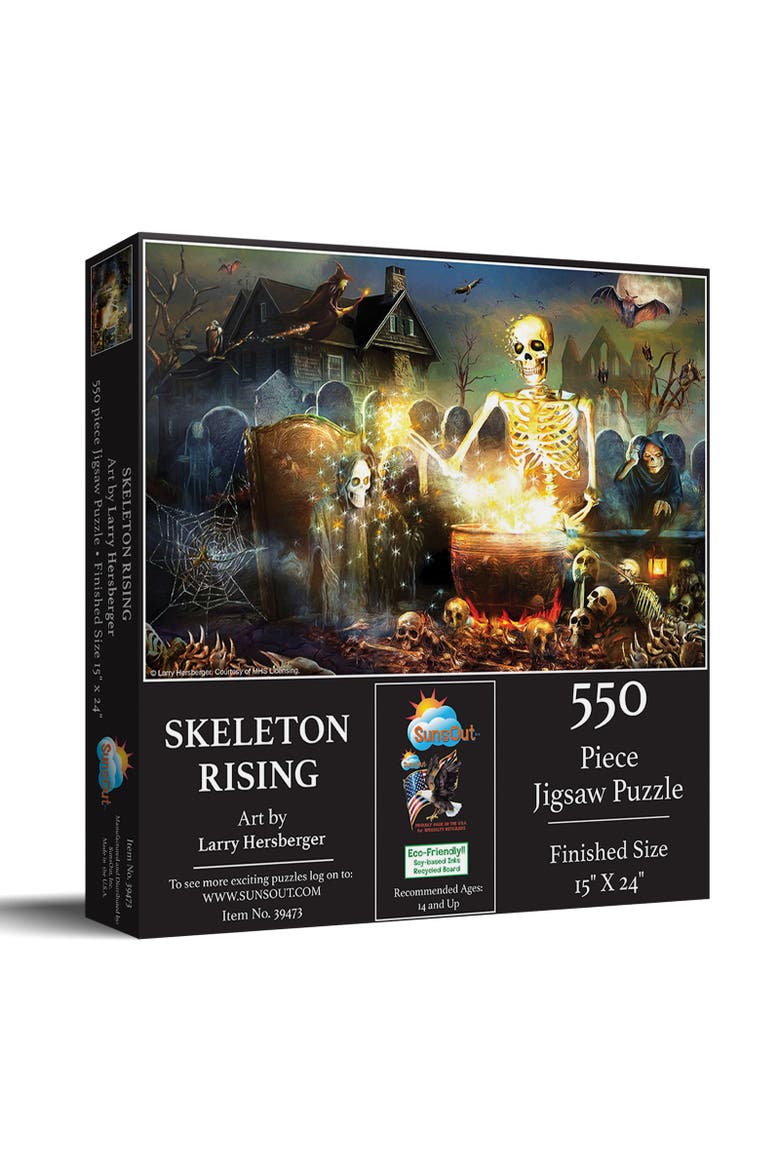 Skeletons Rising 550 piece Jigsaw Puzzle for Adults, Main, color, Multicolor