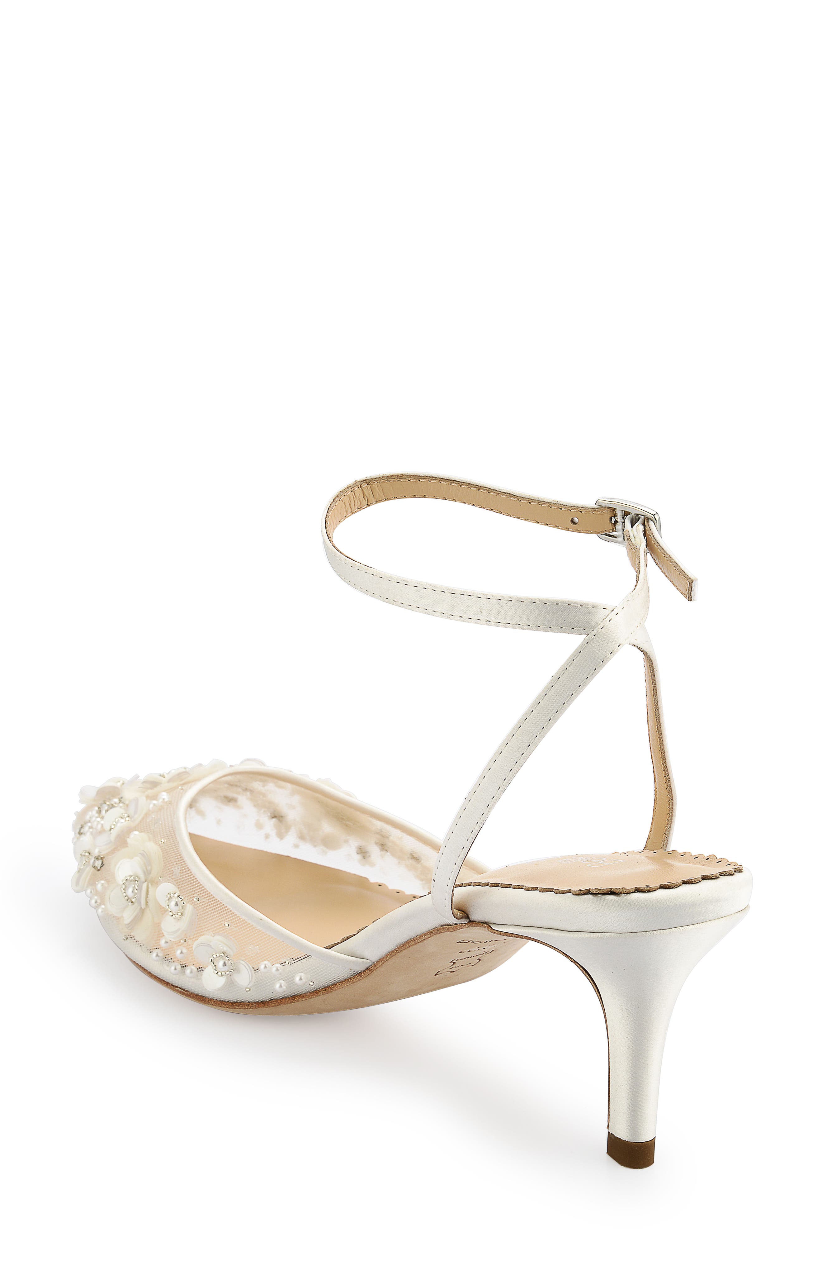 Bella Belle Rosa Pump, Alternate, color, Ivory Silk
