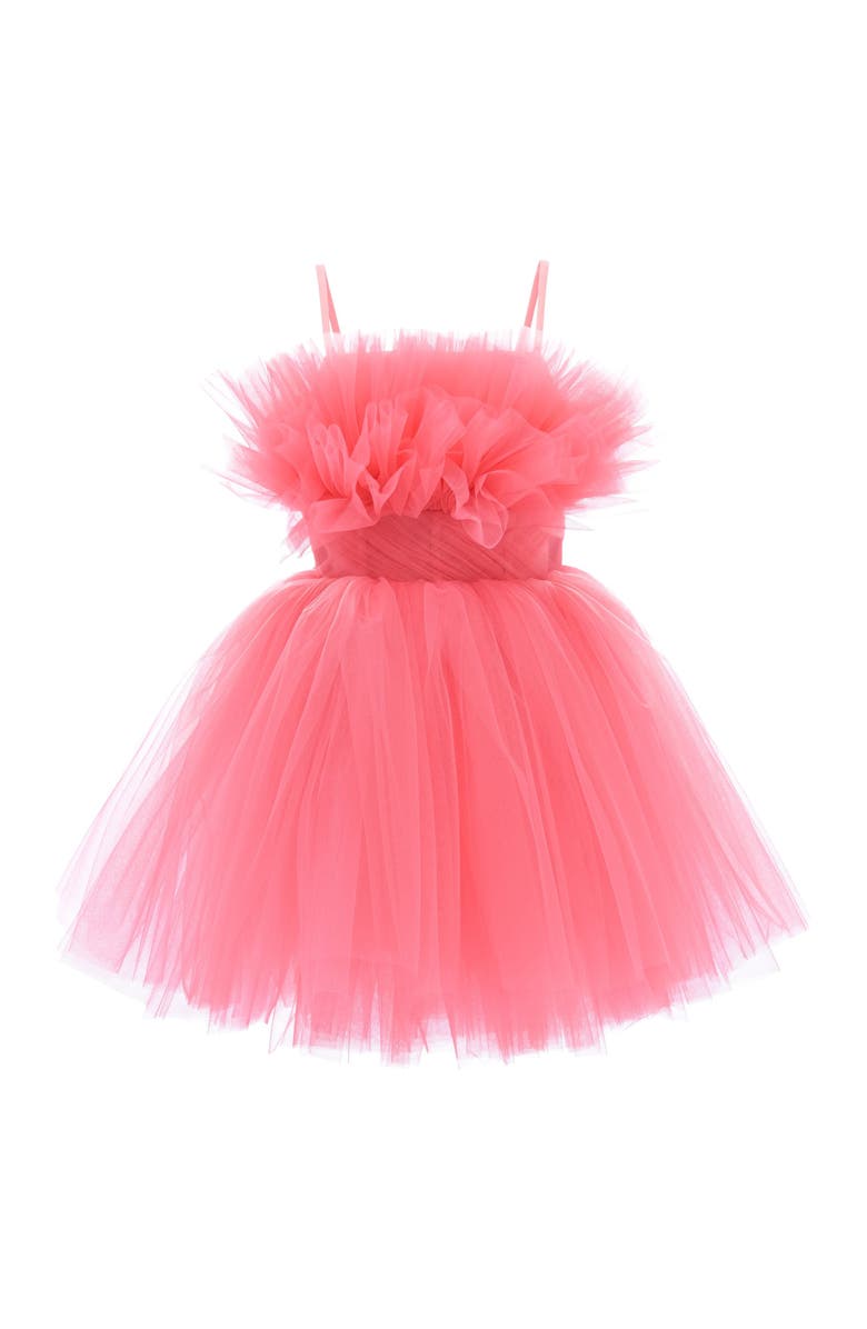 Tulleen Scalleta Dress, Main, color, Pink