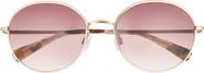 Ted Baker 56mm Gradient Round Sunglasses