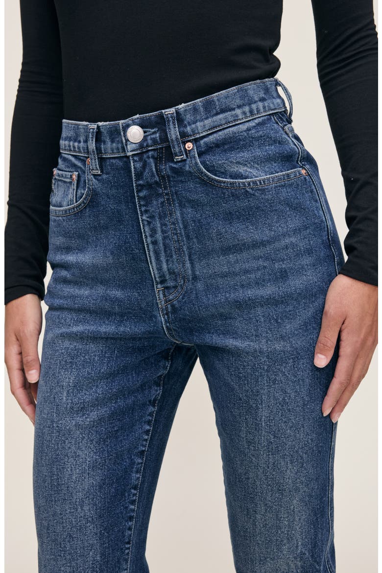 Kristy High Waist Cigarette Jeans, Alternate, color, MOON LAKE