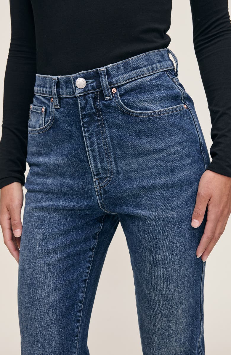 DL1961 Kristy High Waist Cigarette Jeans, Alternate, color, Moon Lake