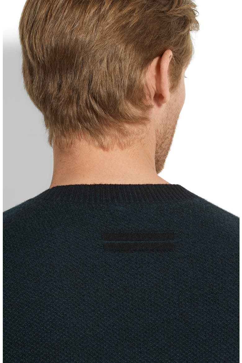 Oasi Cashmere Crewneck Sweater, Alternate, color, DARK GREEN