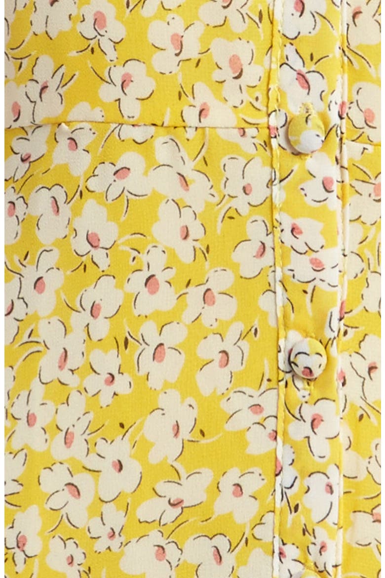 Floral Dress, Alternate, color, YELLOW FLORAL