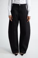 Alaïa Round Denim Jeans