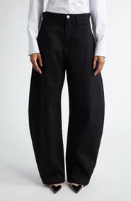 Alaïa Round Denim Jeans