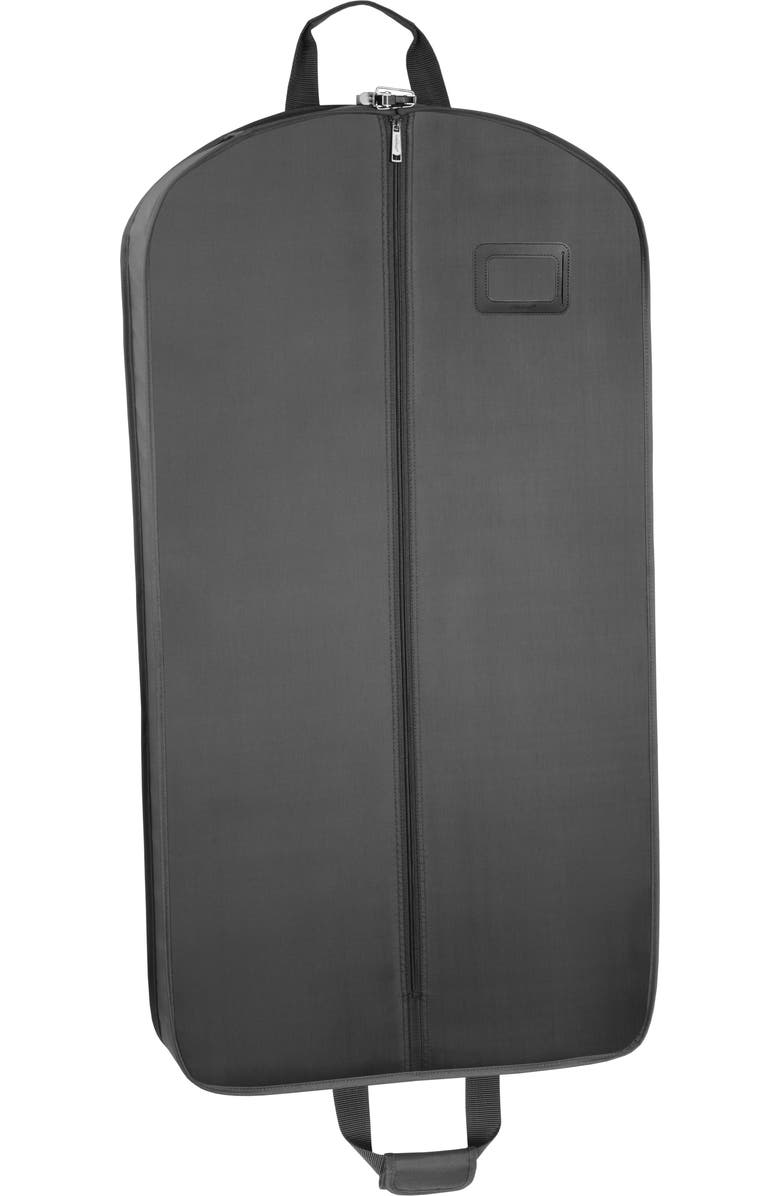 Wallybags Premium Travel Garment Bag with Pockets, Alternate, color, Black