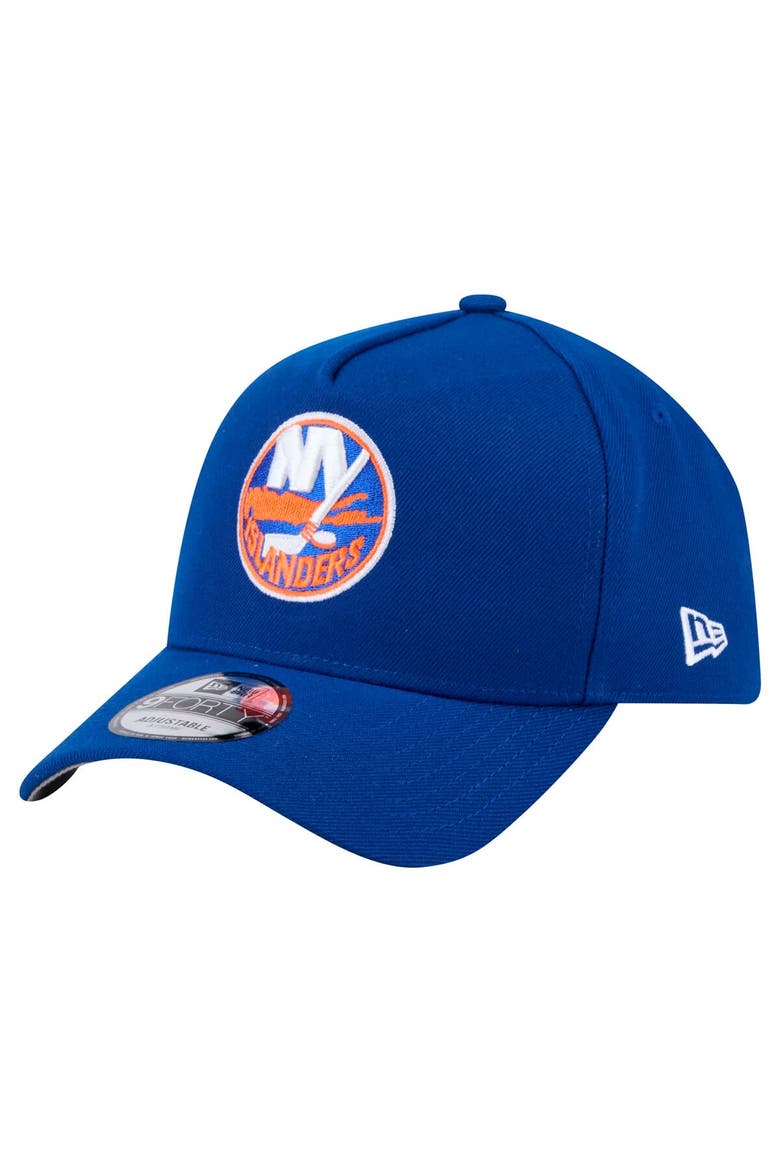 Men's New Era  Royal New York Islanders Core A-Frame 9FORTY Adjustable Hat, Main, color, Royal