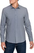 W.R.K Slim Fit Faded Check Performance Button-Up Shirt