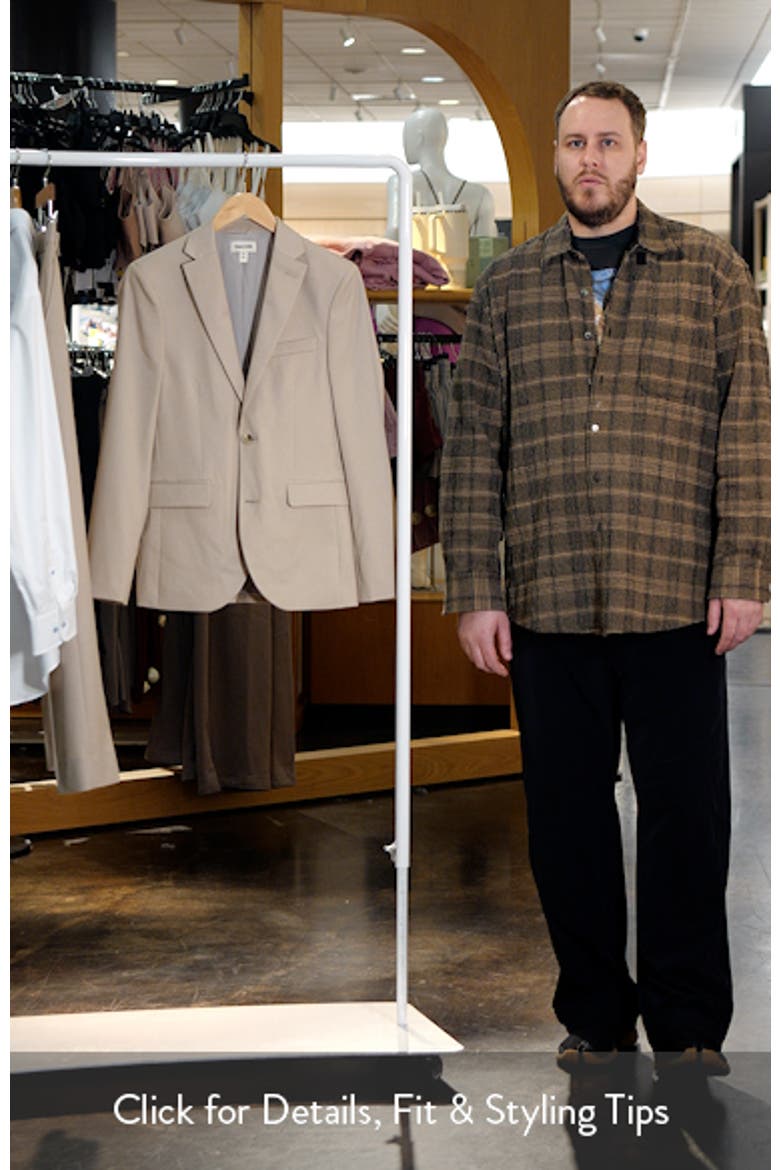 Slim Fit Sharkskin Blazer video