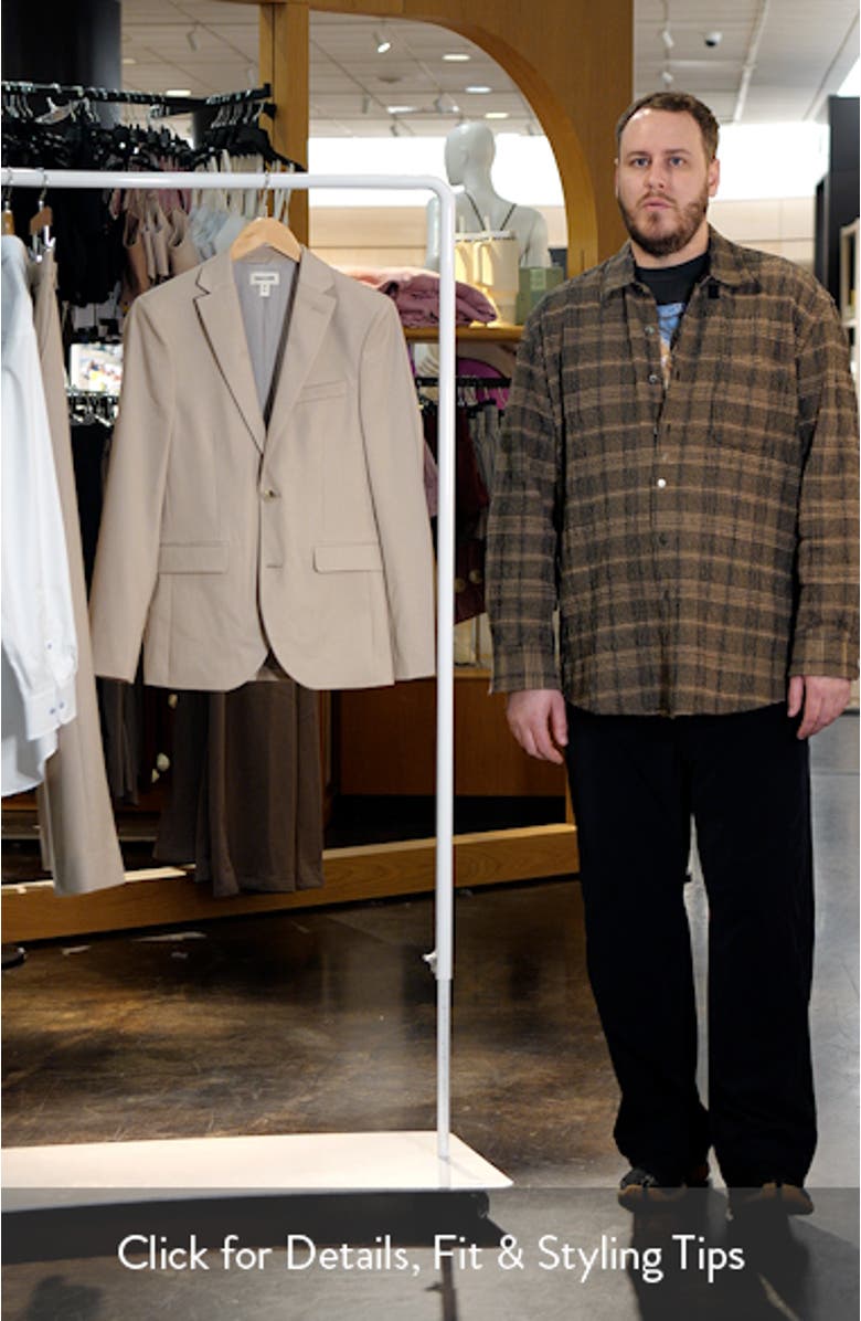 Slim Fit Sharkskin Blazer, sales video thumbnail