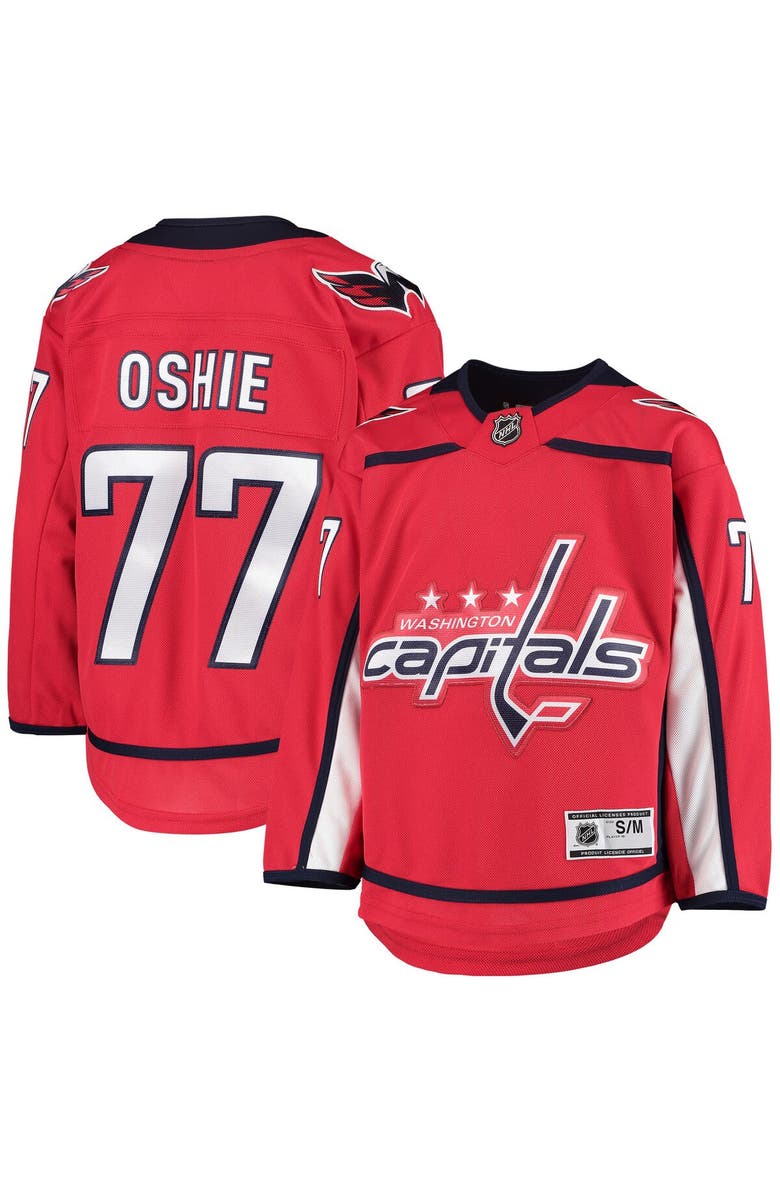 Outerstuff Youth TJ Oshie Red Washington Capitals Home Premier Player Jersey, Main, color, 