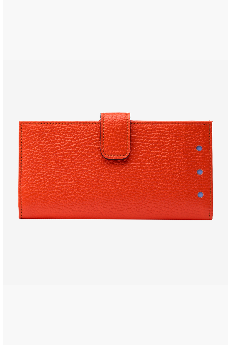 Ascot Long Slim Wallet, Main, color, Orange