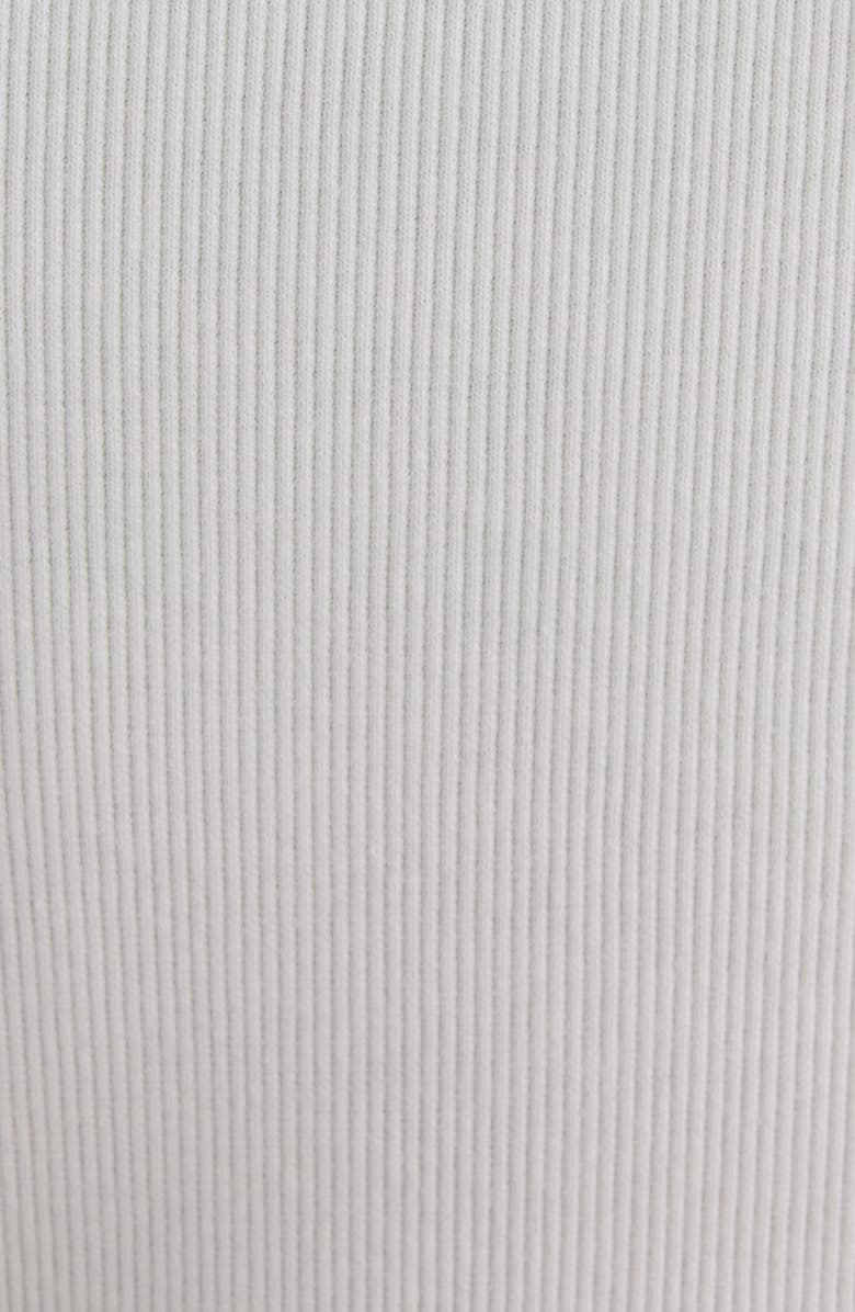 Courrèges Oblique Snaps '90s Rib Tank, Alternate, color, Heritage White