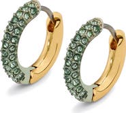 Kurt Geiger London Crystal Pavé Huggie Hoop Earrings