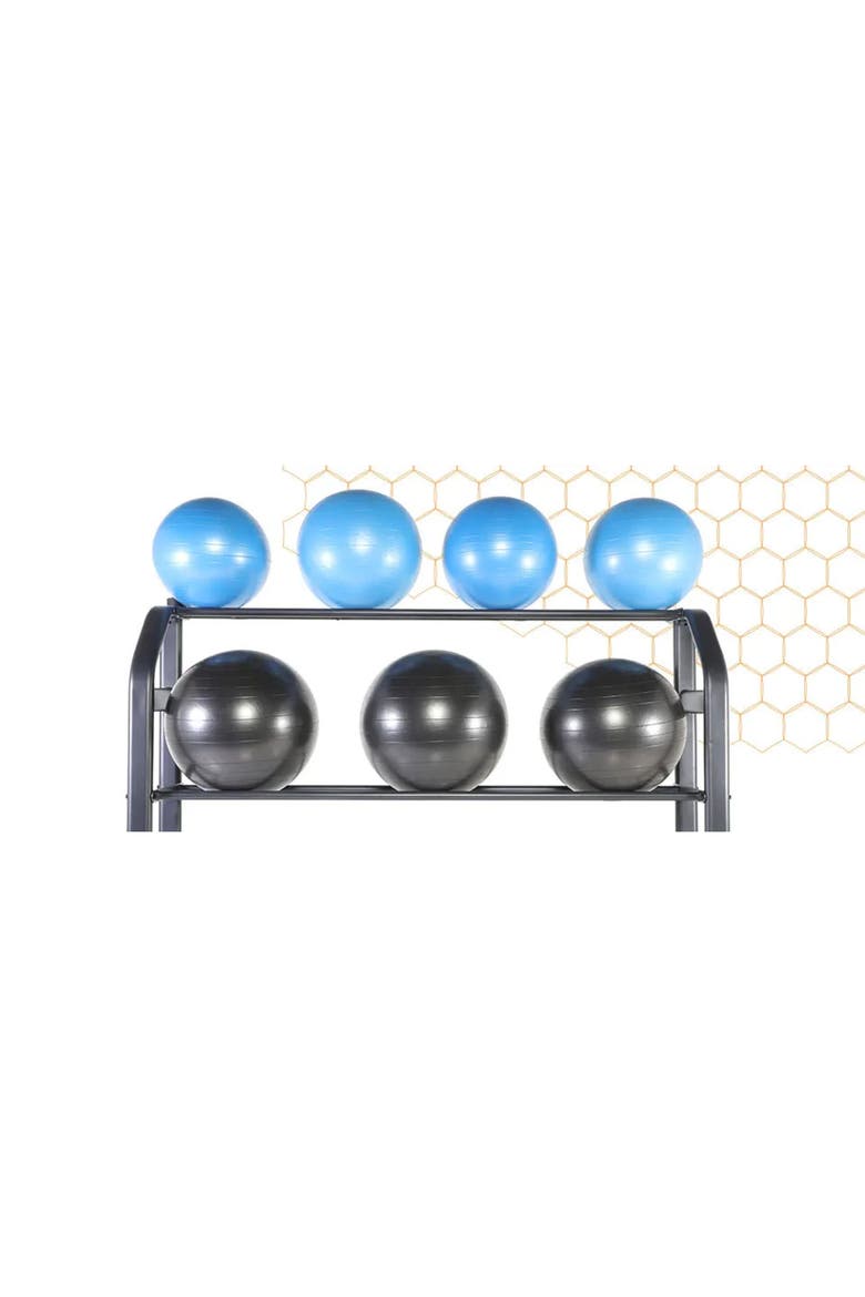 Poz-A-Ball - 8 Static PVC Balance Ball for Alignment & Rehab Training, Alternate, color, Blue