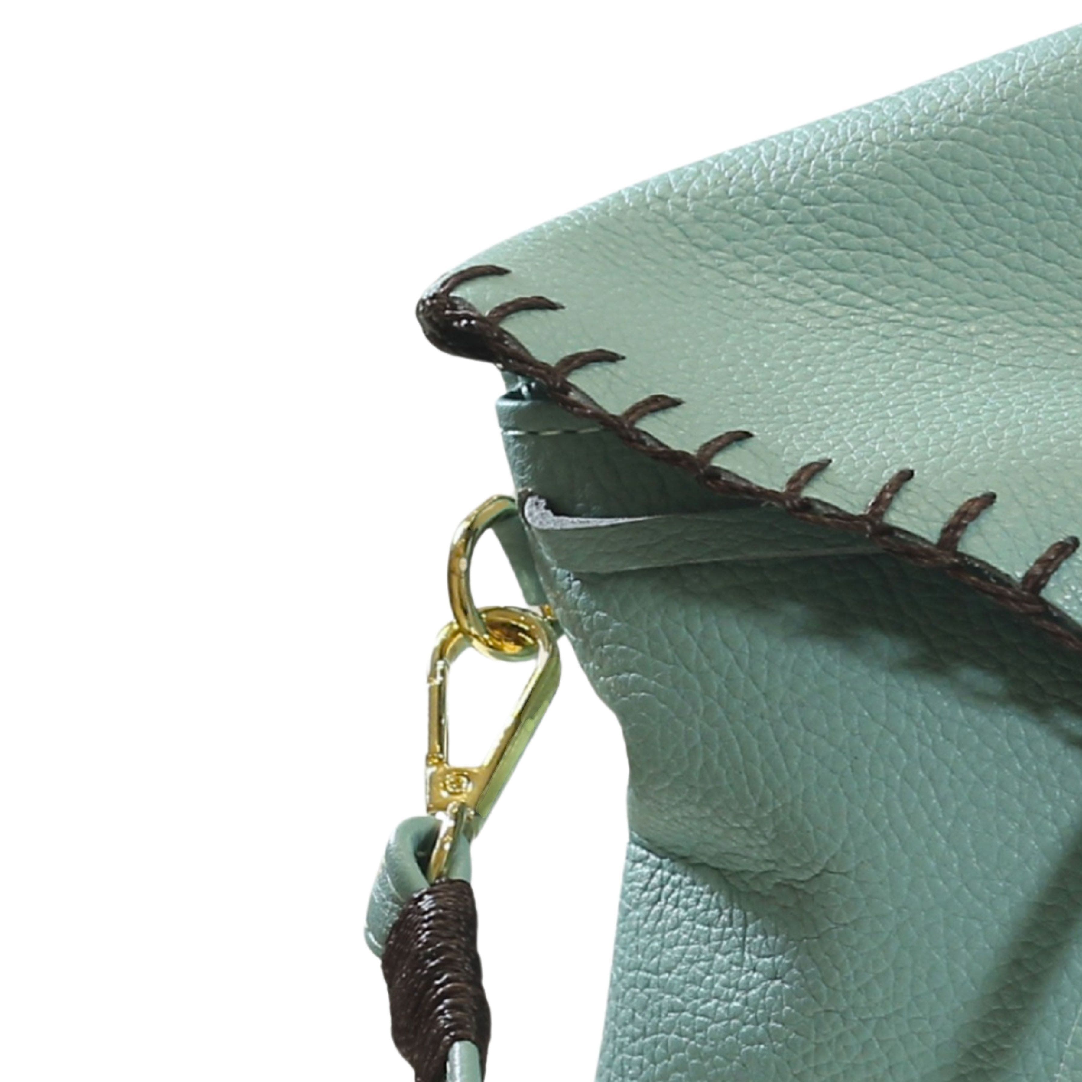 Butterfly Leather Bag, Alternate, color, Teal