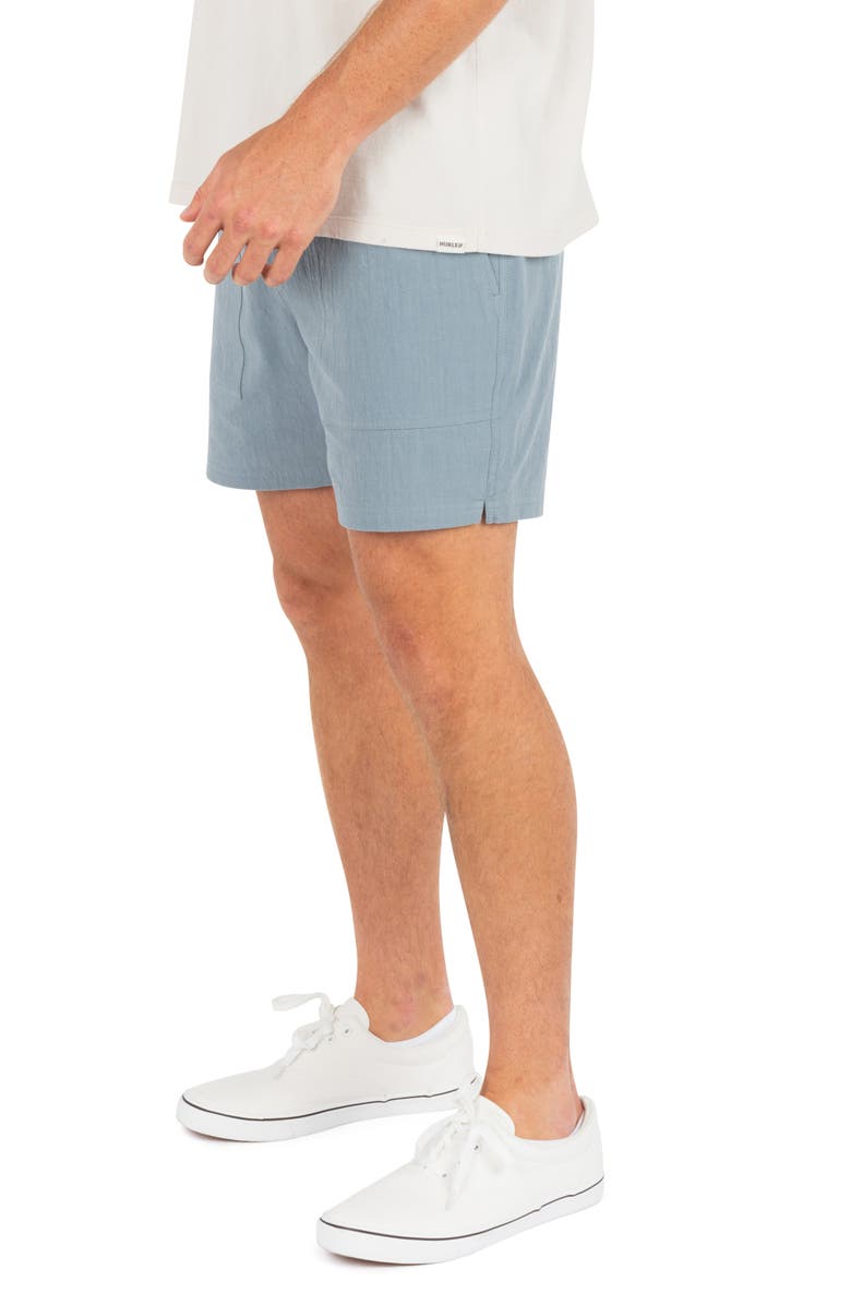 Hurley Volley Solid Cotton Drawstring Shorts, Alternate, color,