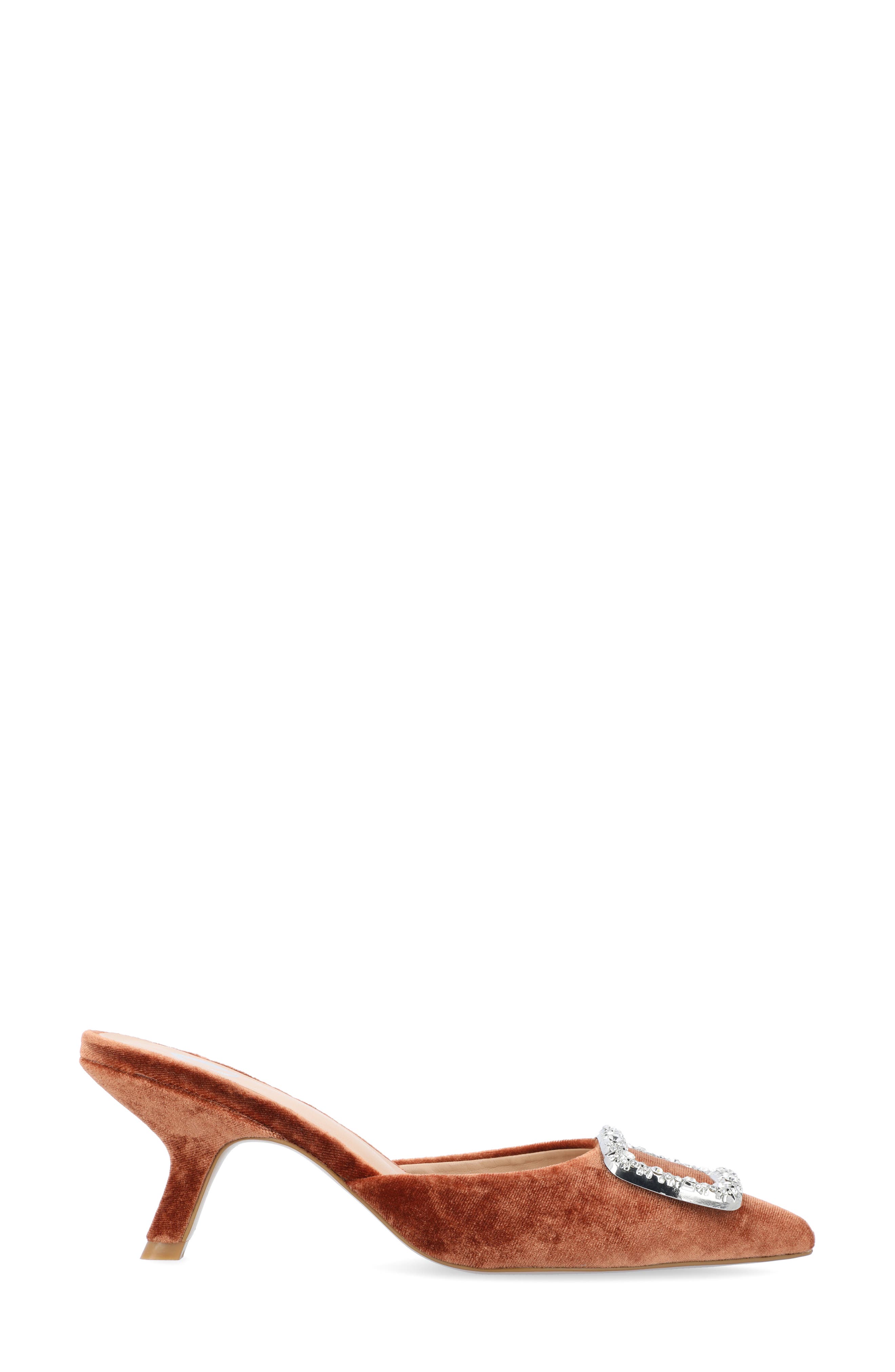 Journee Collection Rishie Pump, Alternate, color, Brown