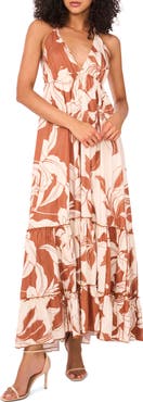Parker The Davina Floral Halter Maxi Dress