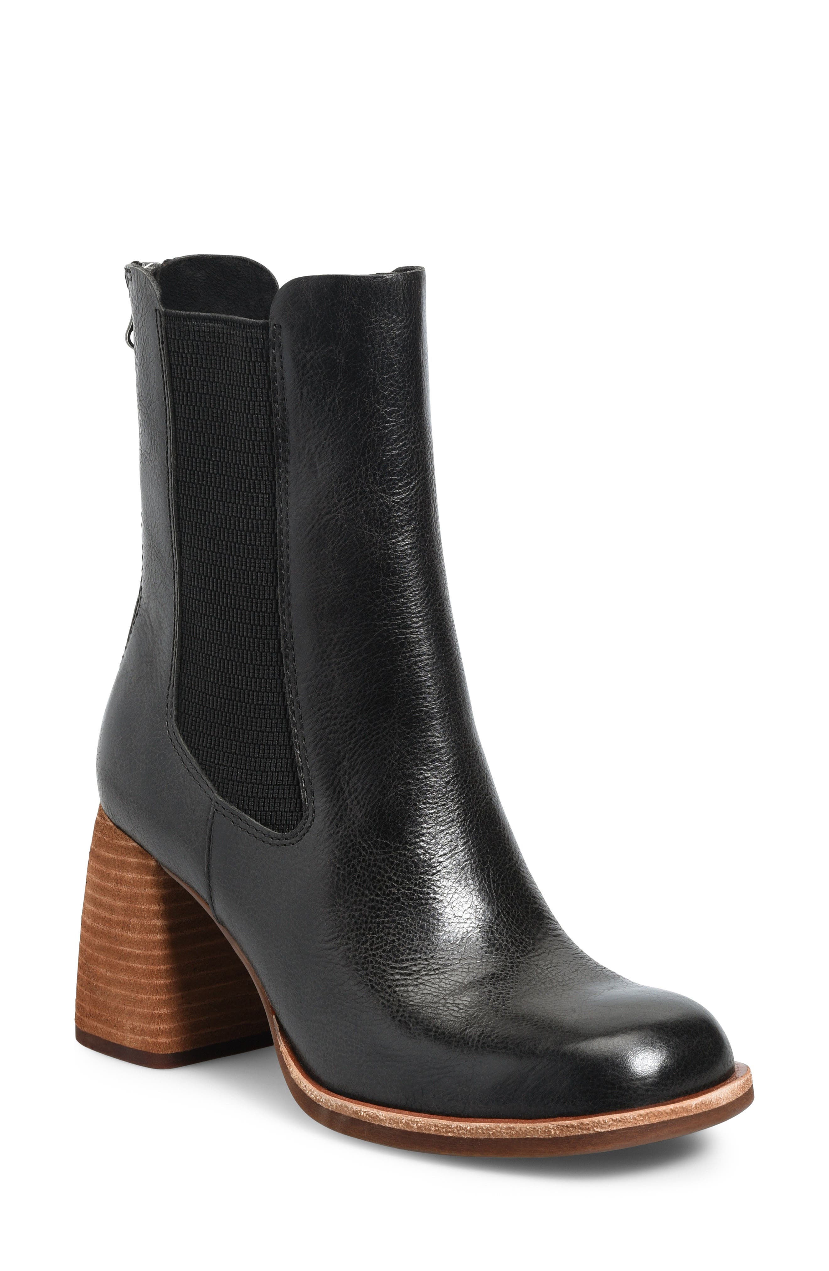 Kork-Ease<sup>®</sup> Arline Chelsea Boot, Main, color, Black Leather