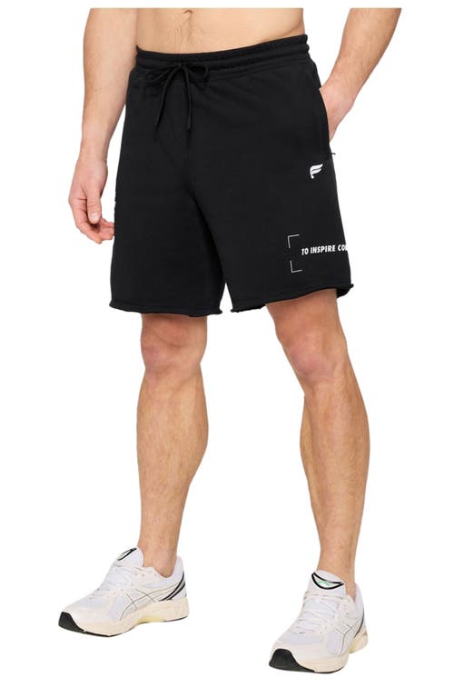 Fabletics The Year Round Terry Sweatshort In Black