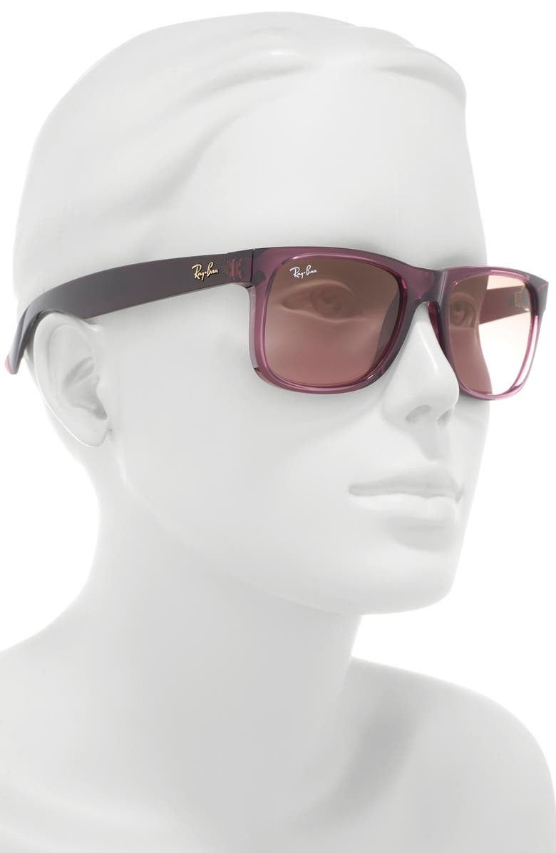 Ray-Ban 'Boyfriend' 51mm Sunglasses, Alternate, color, Transparent Violet