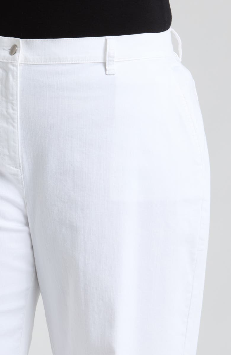 Eileen Fisher High Waist Wide Leg Ankle Jeans, Alternate, color, White