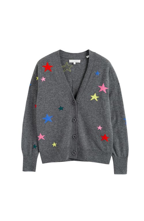 Chinti & Parker Wool-cashmere Star Cardigan In Gray