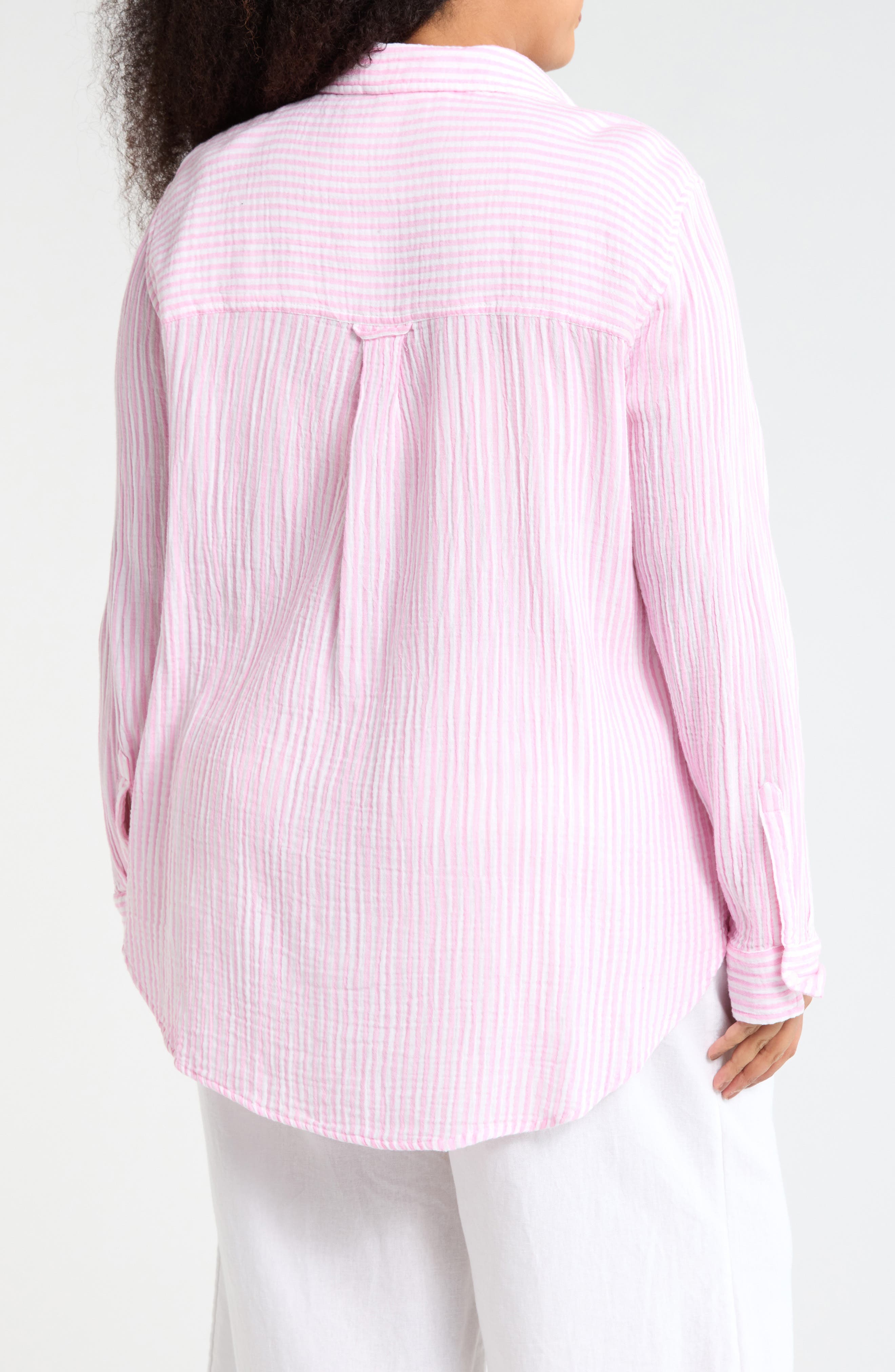 Alena Cotton Button-Up Shirt - image 4