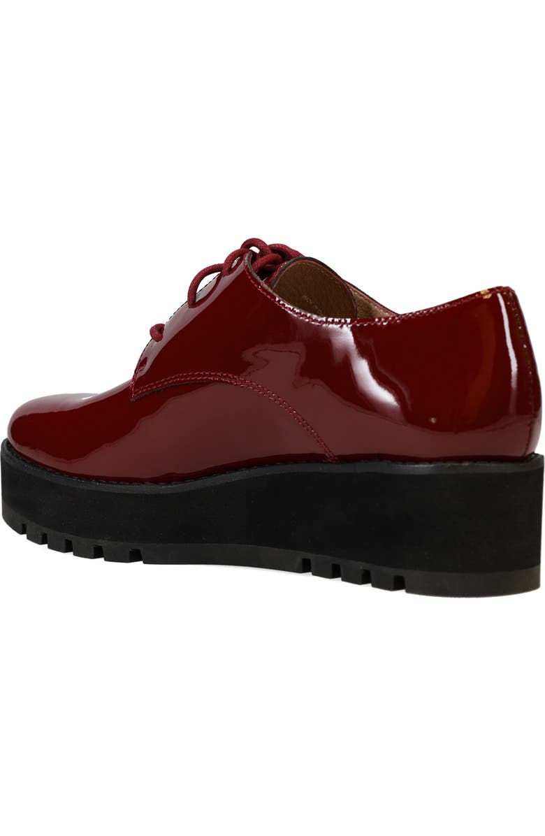 Eileen Fisher Eddy Derby, Alternate, color, Bordeux Patent