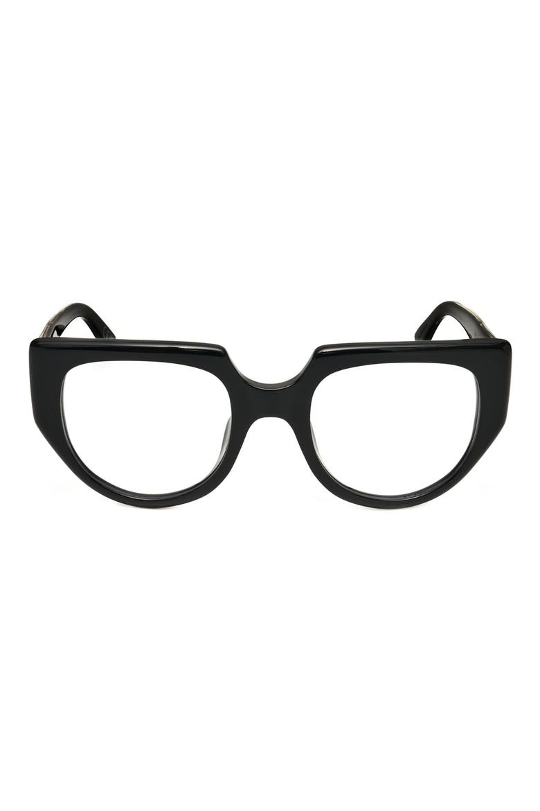 Cat Eye Optical Glasses, Main, color, BLACK