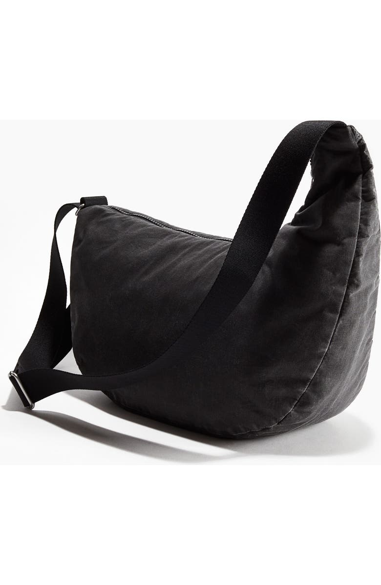 H&M Denim Crossbody Bag, Alternate, color, Dark Gray