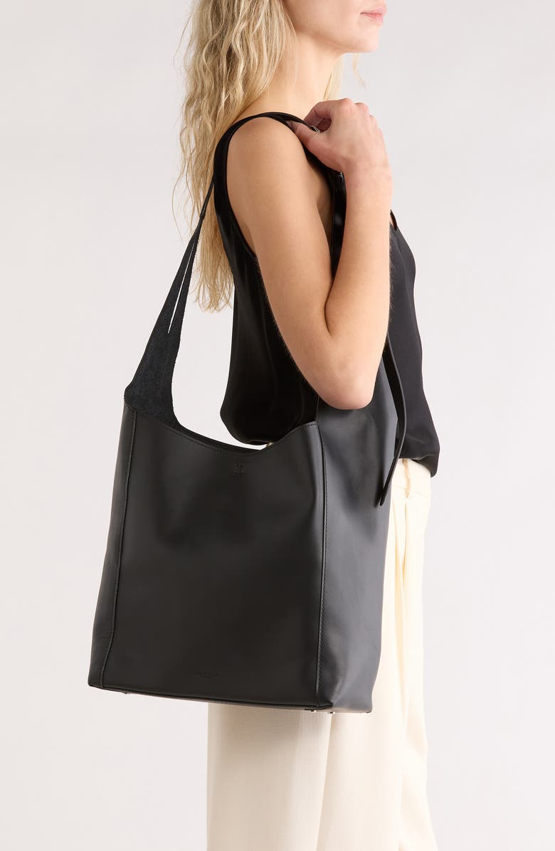 rag & bone Belize Leather Shopper Bag, Alternate, color,