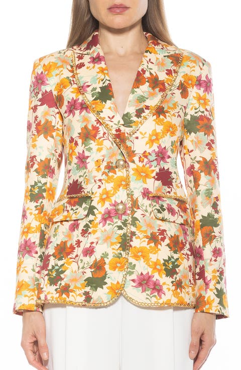 Janet Chain Trim Blazer