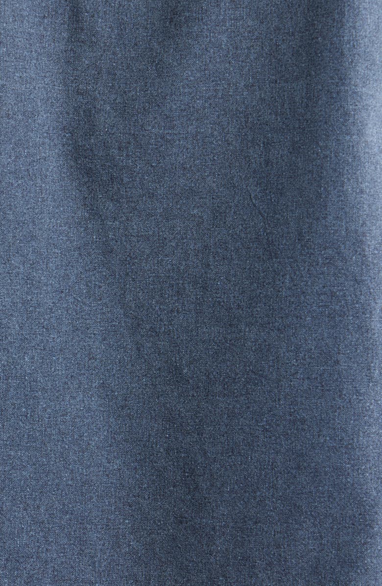 Corridor Pigment Dye Canvas Button-Up Shirt, Alternate, color, Navy