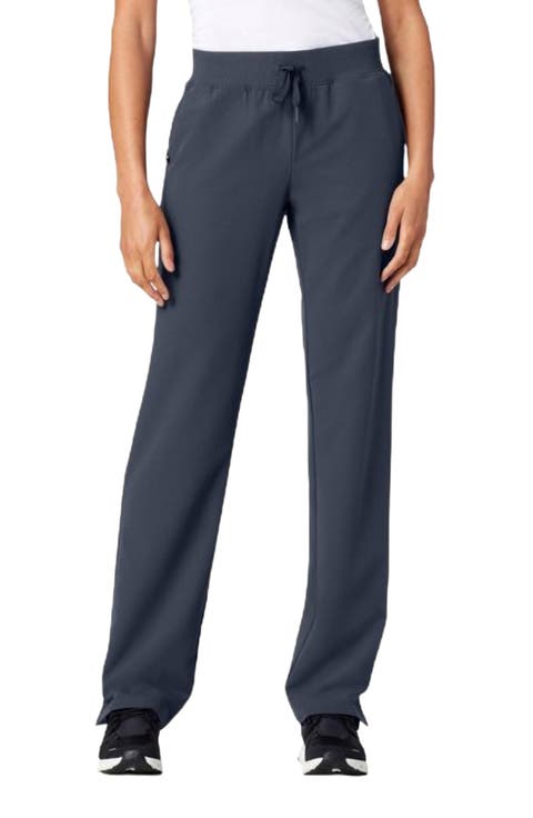 Xenos Women's 5-Pocket Classic Mid-Rise Scrub Pant