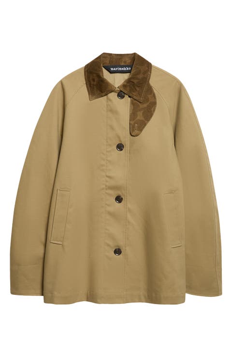 Essee Solid Cotton Coat