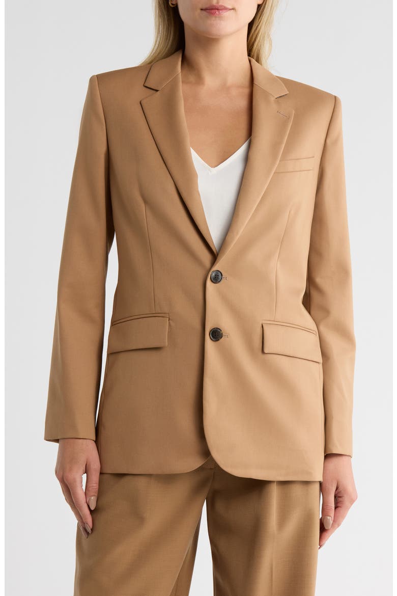 Everyday Blazer, Main, color, LIGHT CAMEL