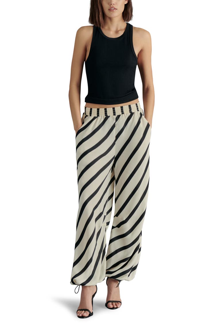 Mels Tie Hem Pants, Alternate, color, CREAM