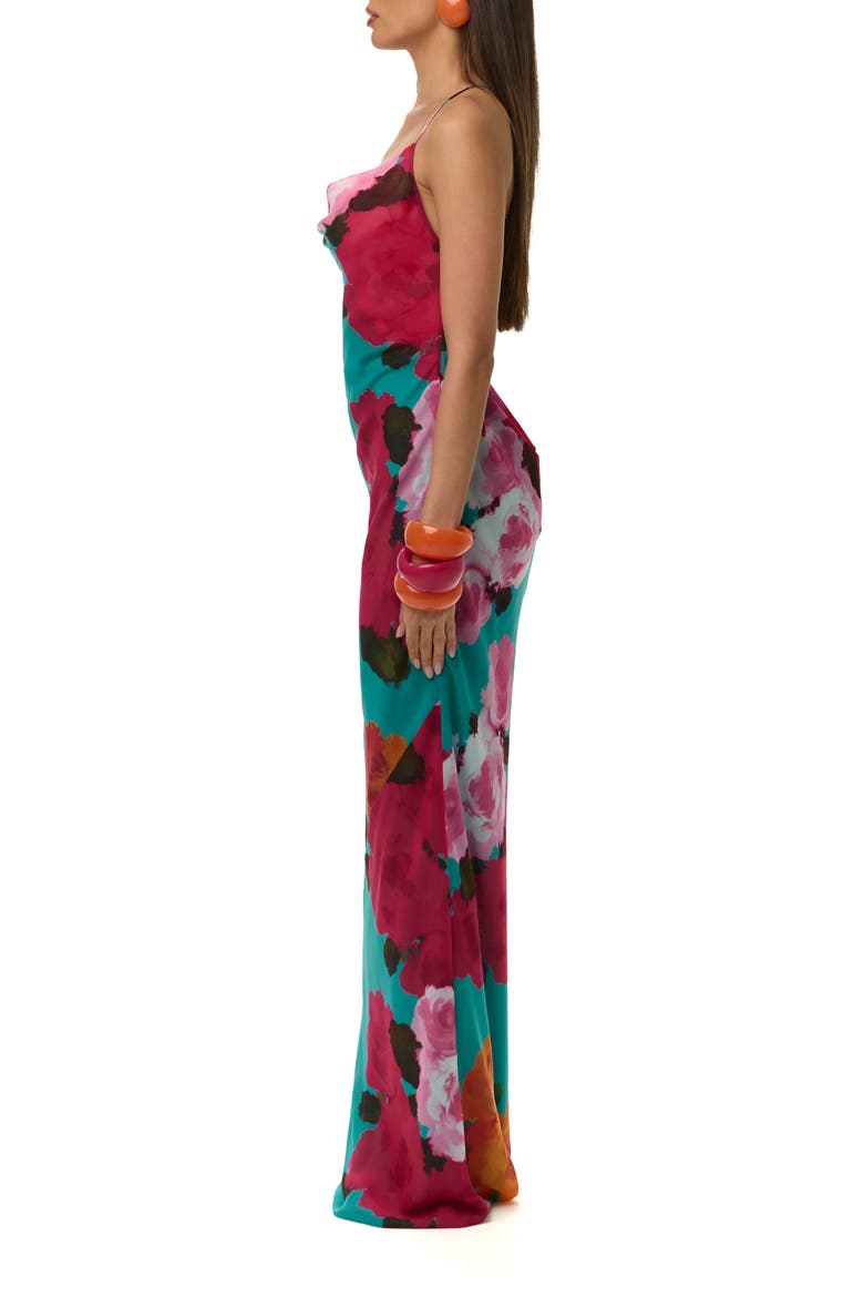 Floral Chiffon Slipdress, Alternate, color, FLORA SPRITZ