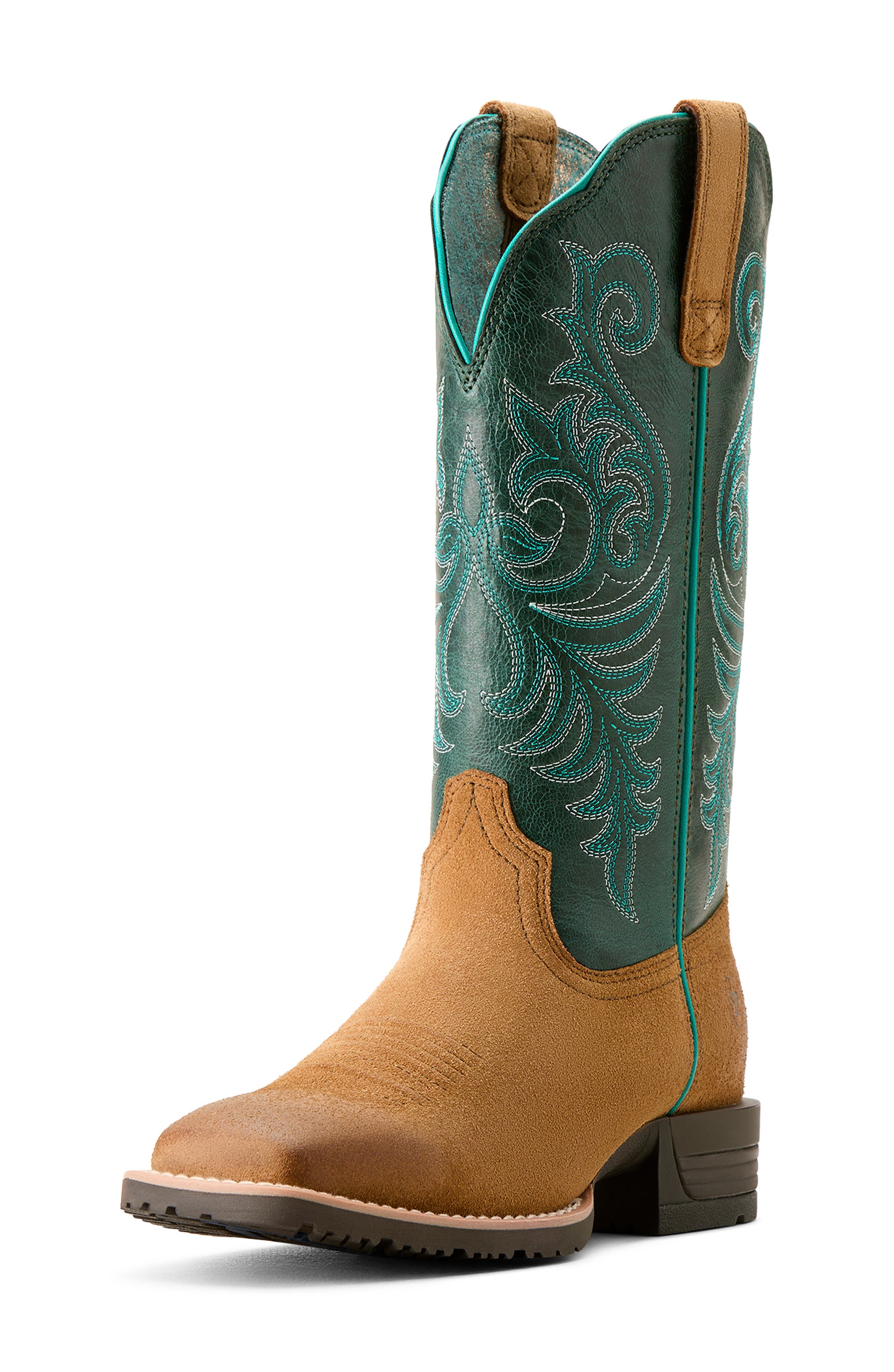 Ariat Hybrid Ranch Time Western Boot, Alternate, color, 