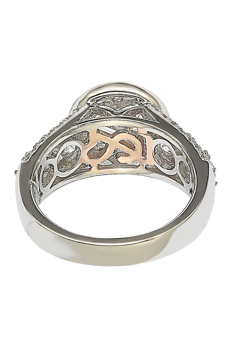 Sterling Silver White CZ Engagement Ring, Alternate, color, WHITE