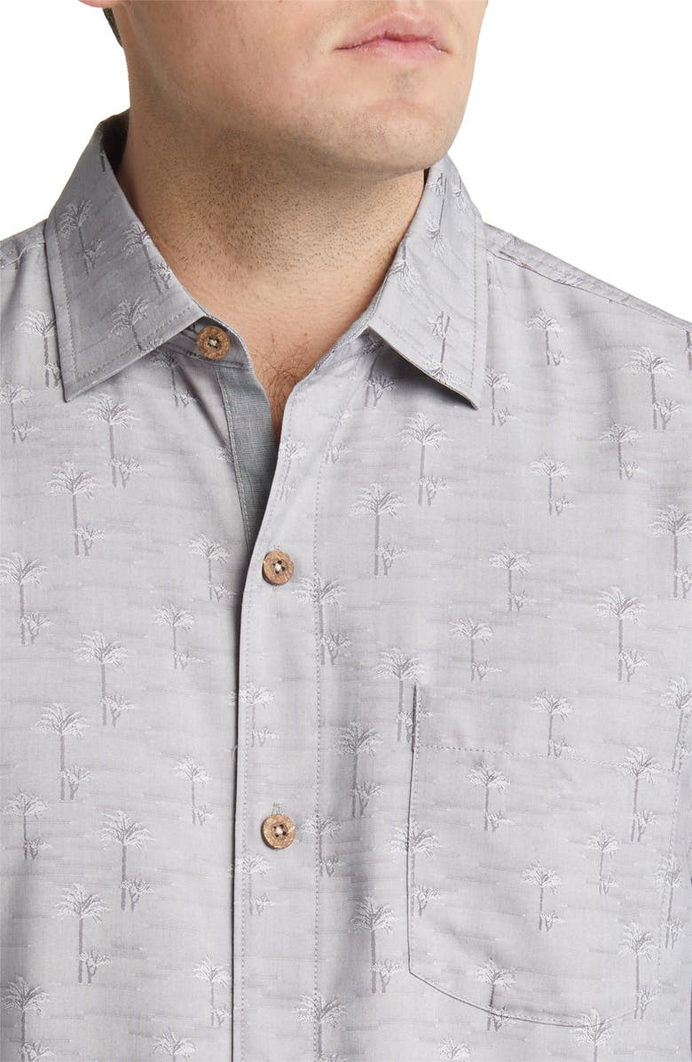 Tommy Bahama Mojito Bay Palm Row Coolmax<sup>®</sup> Short Sleeve Button-Up Shirt, Alternate, color, 