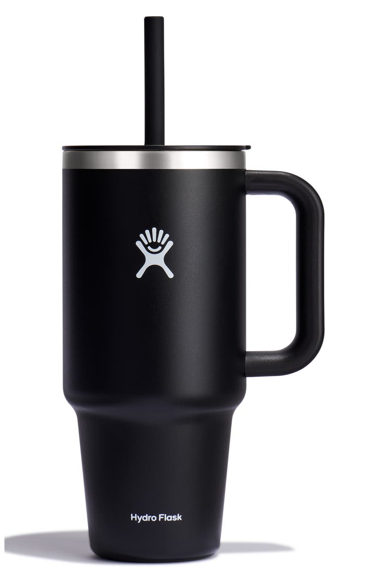 40-Ounce All Around™ Travel Tumbler, Main, color, BLACK