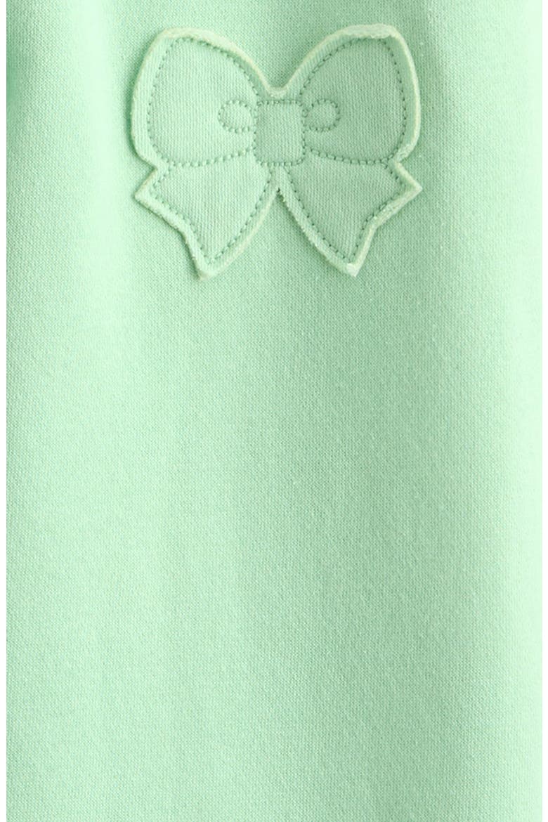 Kids' Bow Sweatpants, Alternate, color, GREEN PASTEL