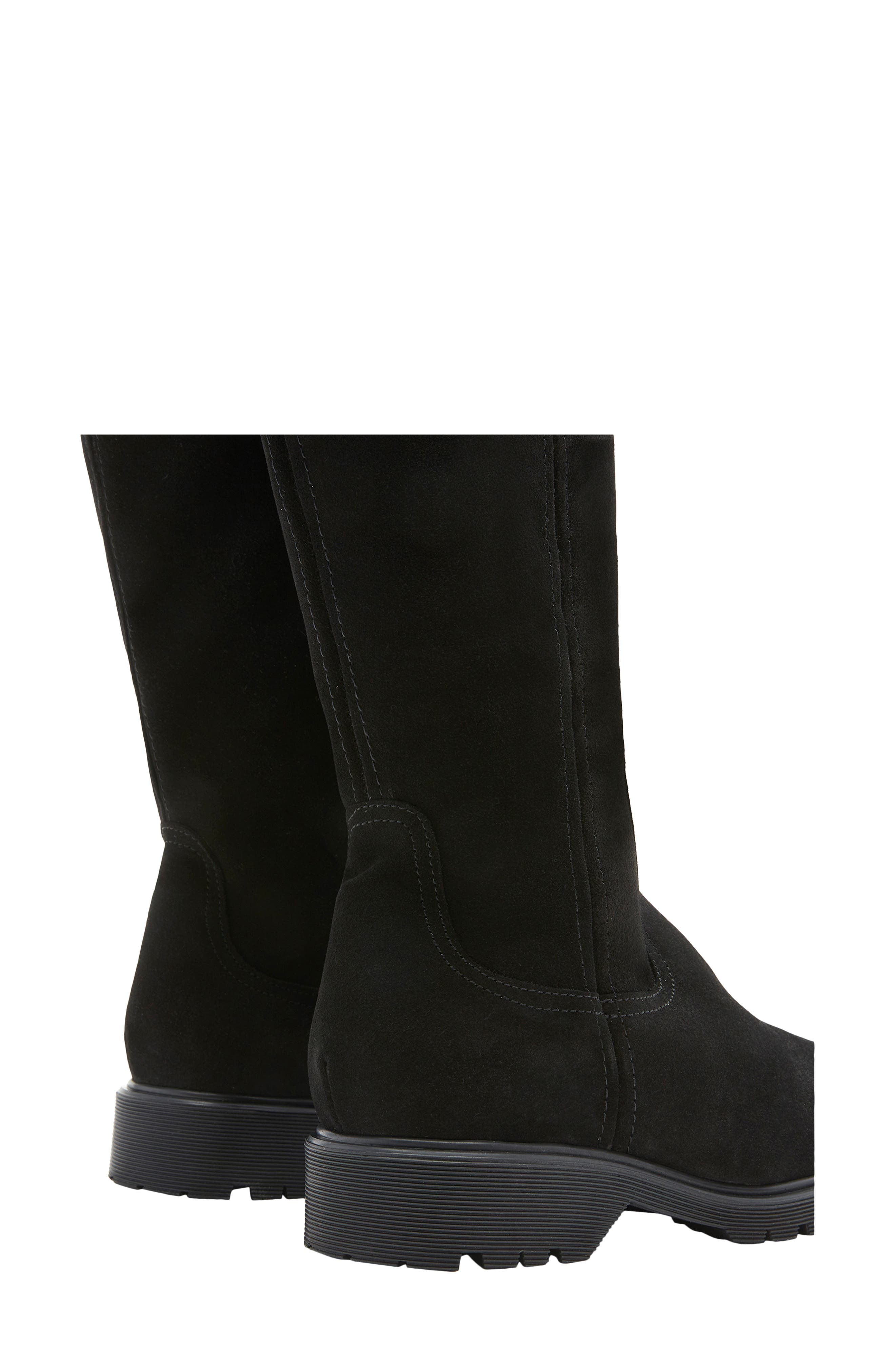 La Canadienne Harry Waterproof Knee High Boot, Alternate, color, Black Suede